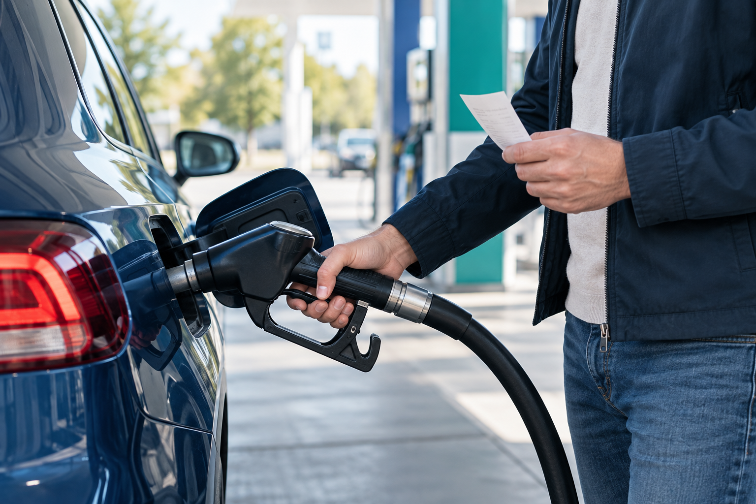 Tankrabatt – Tanken und Tankbeleg